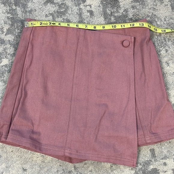 NWT Vici Collection Faux Wrap Mini Skort in Mauve Pink Spring Summer Sz S - Picture 6 of 12